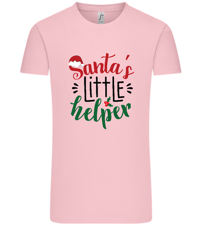 Santa's Helper Design - Comfort Unisex T-Shirt_CANDY PINK_front