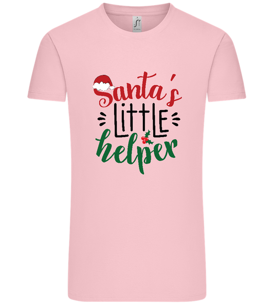 Santa's Helper Design - Comfort Unisex T-Shirt_CANDY PINK_front