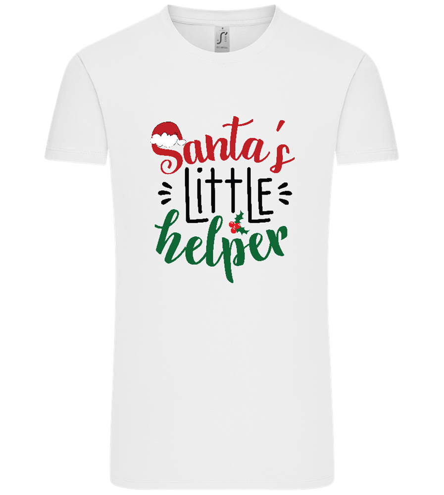 Santa's Helper Design - Comfort Unisex T-Shirt_WHITE_front