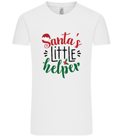 Santa's Helper Design - Comfort Unisex T-Shirt_WHITE_front