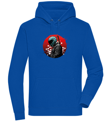 Samurai Bike 2 Design - Premium unisex hoodie_ROYAL_front