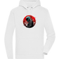 Samurai Bike 2 Design - Premium unisex hoodie_WHITE_front