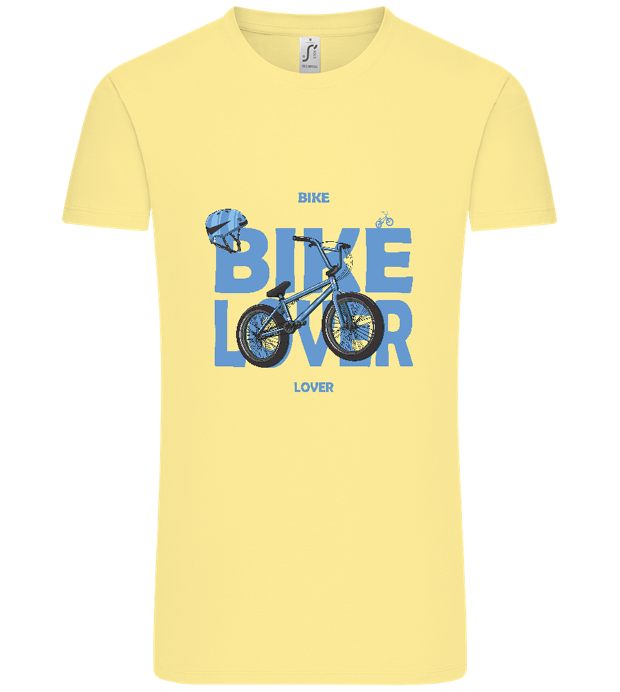 Bike Lover BMX Design - Comfort Unisex T-Shirt_AMARELO CLARO_front