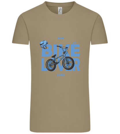 Bike Lover BMX Design - Comfort Unisex T-Shirt_KHAKI_front