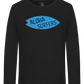 Aloha Surfers Design - Premium kids long sleeve t-shirt_DEEP BLACK_front