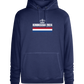 Kingsday Flag Design - Premium unisex hoodie_DENIM CHINA_front