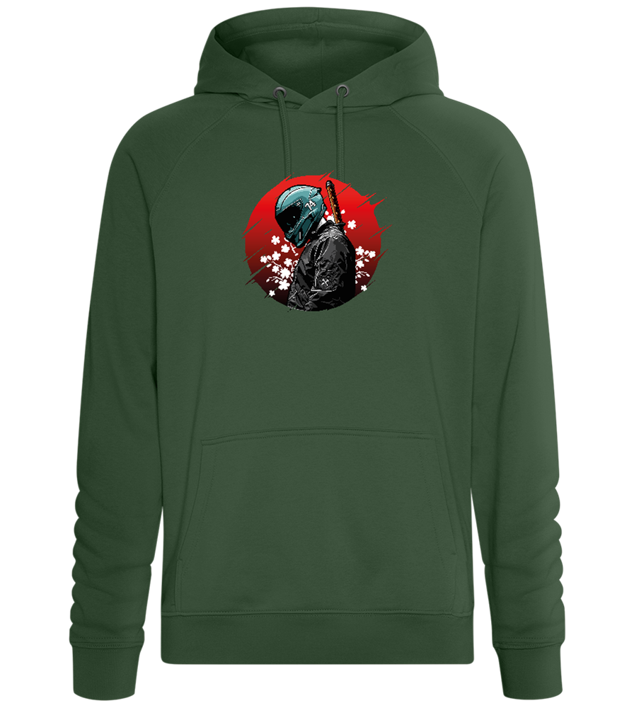 Red Samurai Design - Comfort unisex hoodie_GREEN BOTTLE_front