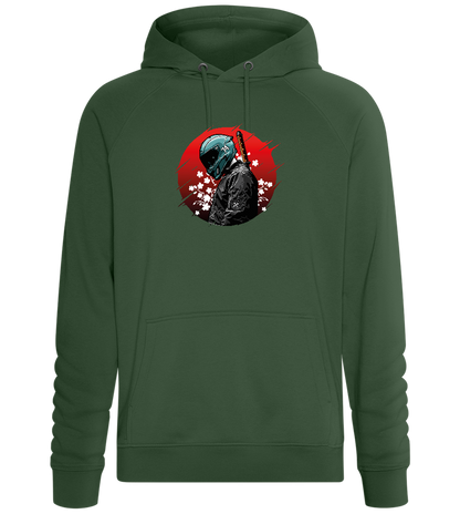 Red Samurai Design - Comfort unisex hoodie_GREEN BOTTLE_front