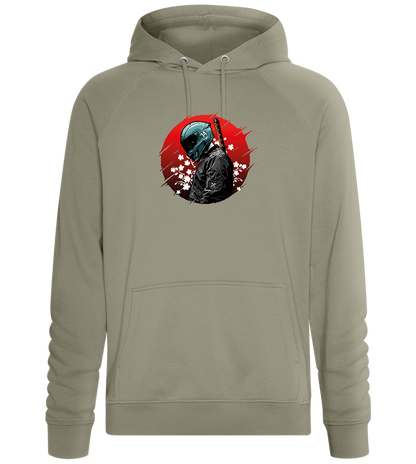 Red Samurai Design - Comfort unisex hoodie_KHAKI_front