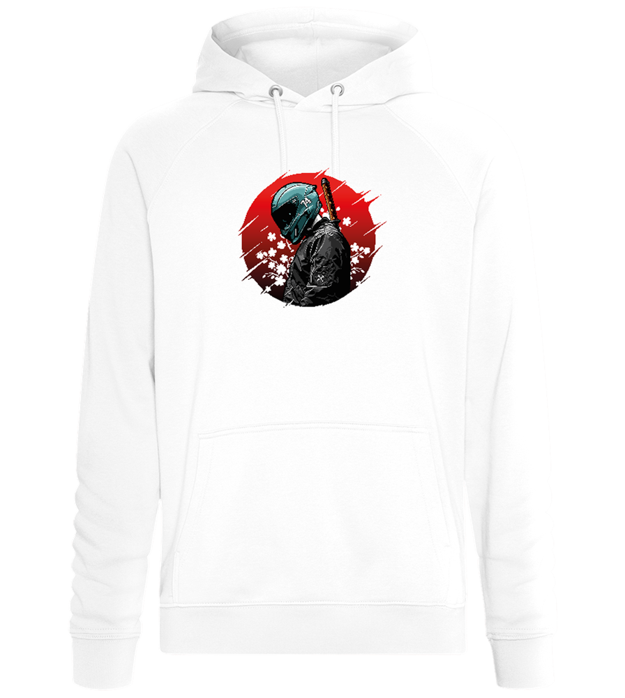 Red Samurai Design - Comfort unisex hoodie_WHITE_front