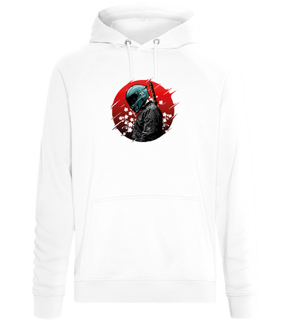 Red Samurai Design - Comfort unisex hoodie_WHITE_front