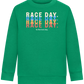 Best Day of the Week Design - Comfort Kids Sweater_MEADOW GREEN_front