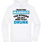 Only Here To Get Drunk Design - Premium Essential Unisex Hoodie_WHITE_front