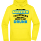 Only Here To Get Drunk Design - Premium Essential Unisex Hoodie_YELLOW_front