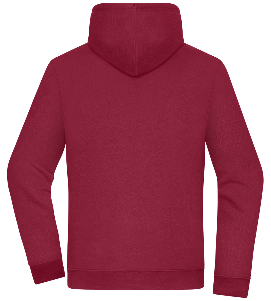 Only Here To Get Drunk Design - Premium Essential Unisex Hoodie_BORDEAUX_back