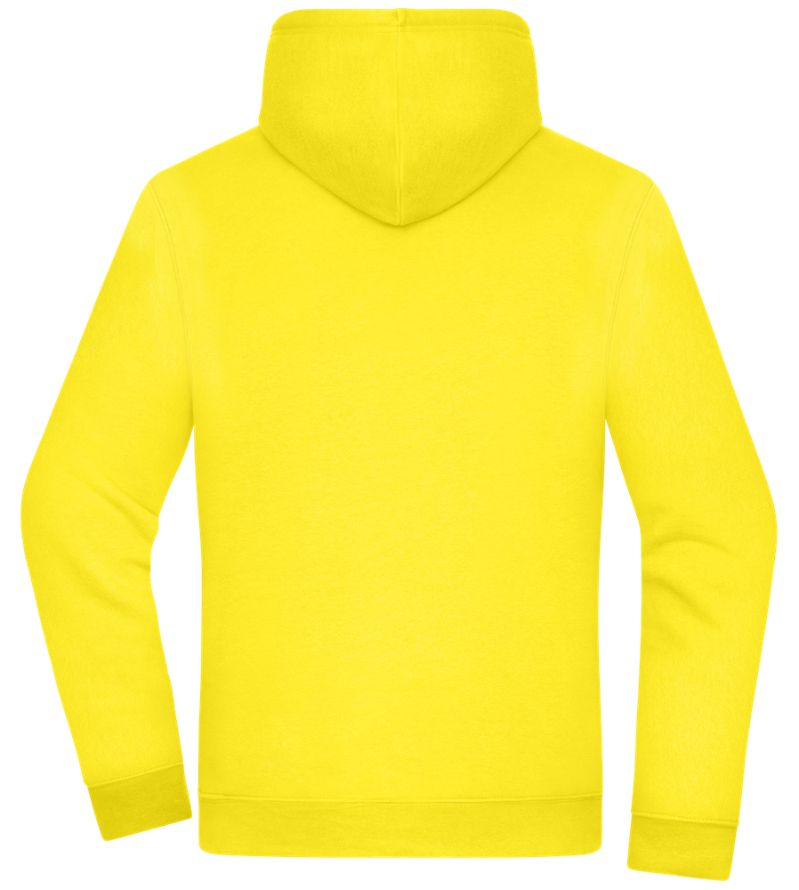 Only Here To Get Drunk Design - Premium Essential Unisex Hoodie_YELLOW_back