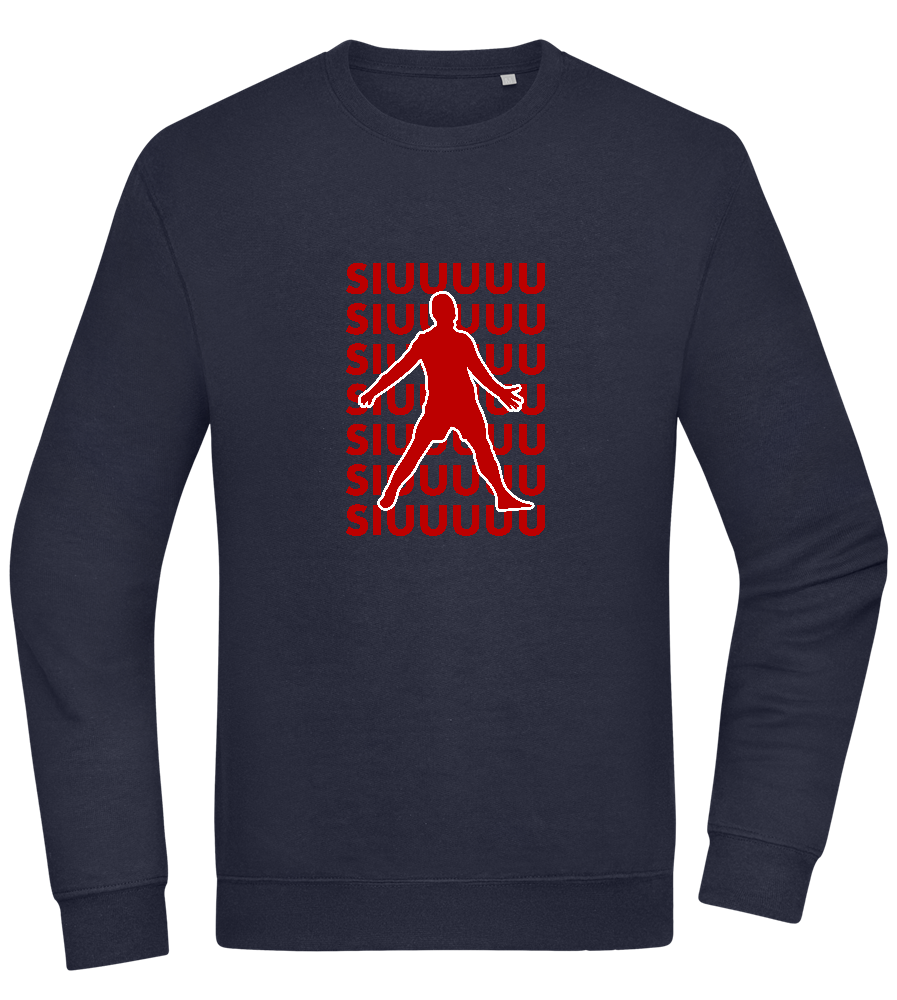 Soccer Celebration Design - Comfort Essential Unisex Sweater_FRENCH NAVY_front