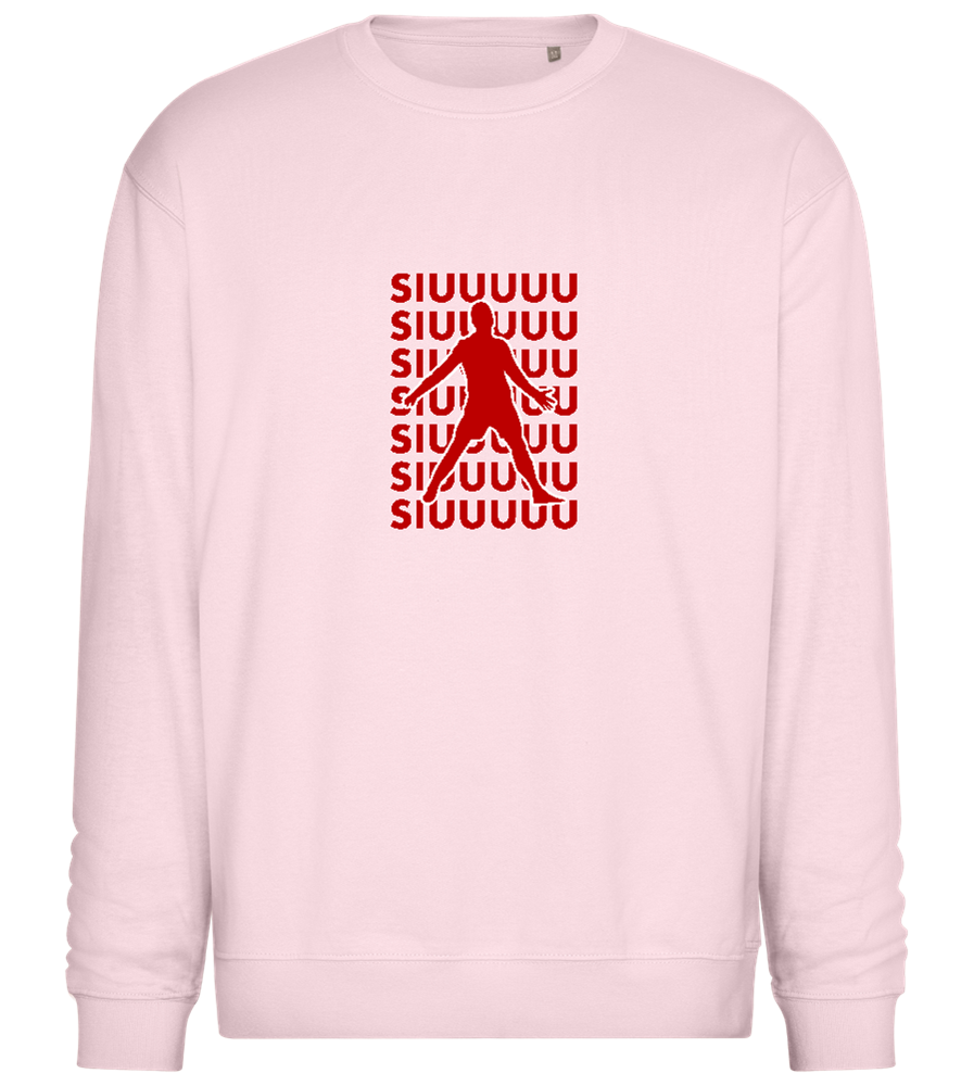 Soccer Celebration Design - Comfort Essential Unisex Sweater_LIGHT PEACH ROSE_front