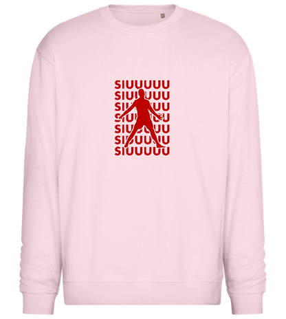 Soccer Celebration Design - Comfort Essential Unisex Sweater_LIGHT PEACH ROSE_front