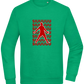 Soccer Celebration Design - Comfort Essential Unisex Sweater_MEADOW GREEN_front