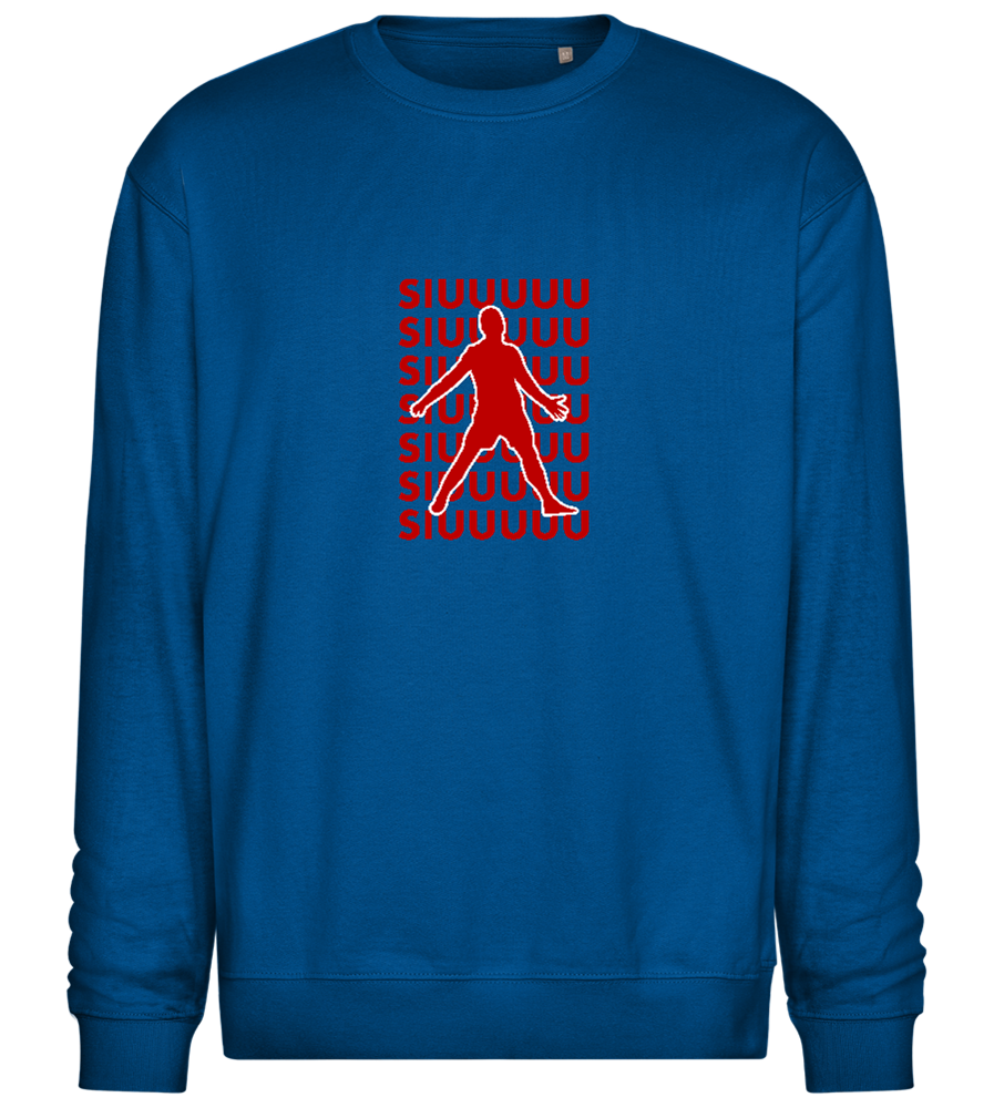 Soccer Celebration Design - Comfort Essential Unisex Sweater_ROYAL_front