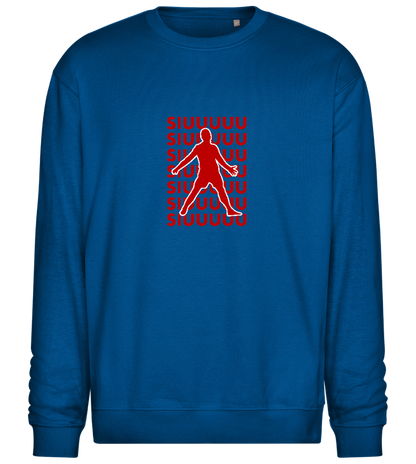 Soccer Celebration Design - Comfort Essential Unisex Sweater_ROYAL_front