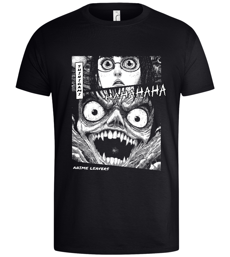 Scary Shinigami Design - Basic men's t-shirt_MARINE_front