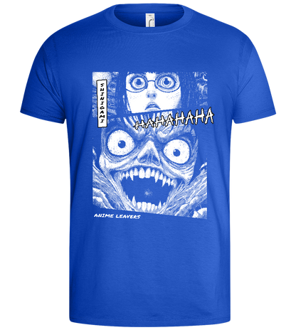 Scary Shinigami Design - Basic men's t-shirt_ROYAL_front