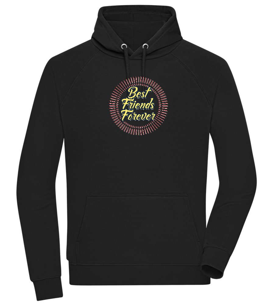 Best Friends Forever Design - Comfort unisex hoodie_BLACK_front