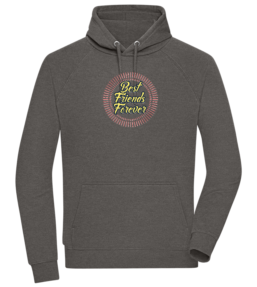 Best Friends Forever Design - Comfort unisex hoodie_CHARCOAL CHIN_front