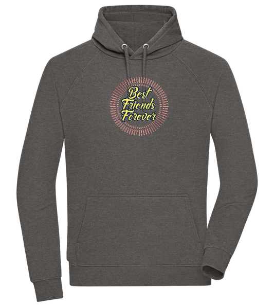 Best Friends Forever Design - Comfort unisex hoodie_CHARCOAL CHIN_front