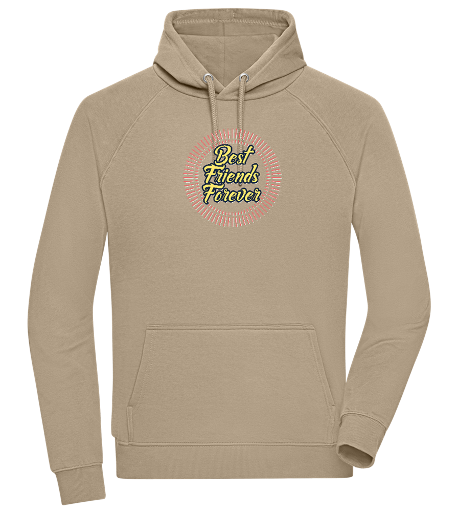 Best Friends Forever Design - Comfort unisex hoodie_KHAKI_front