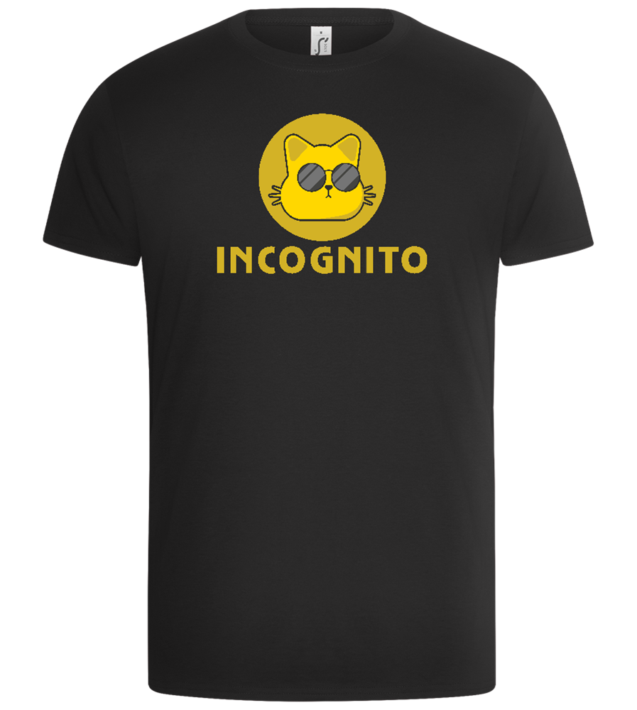 Incognito Design - Basic Unisex T-Shirt_DEEP BLACK_front