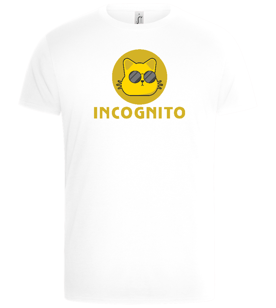 Incognito Design - Basic Unisex T-Shirt_WHITE_front