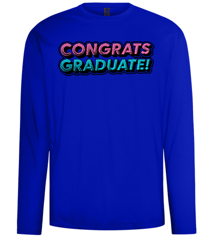 Congrats Graduate Design - Comfort men's long sleeve t-shirt_OVERSEAS_front