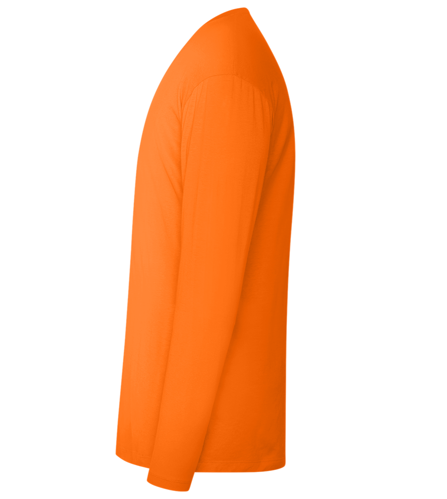 Congrats Graduate Design - Comfort men's long sleeve t-shirt_ORANGE_left