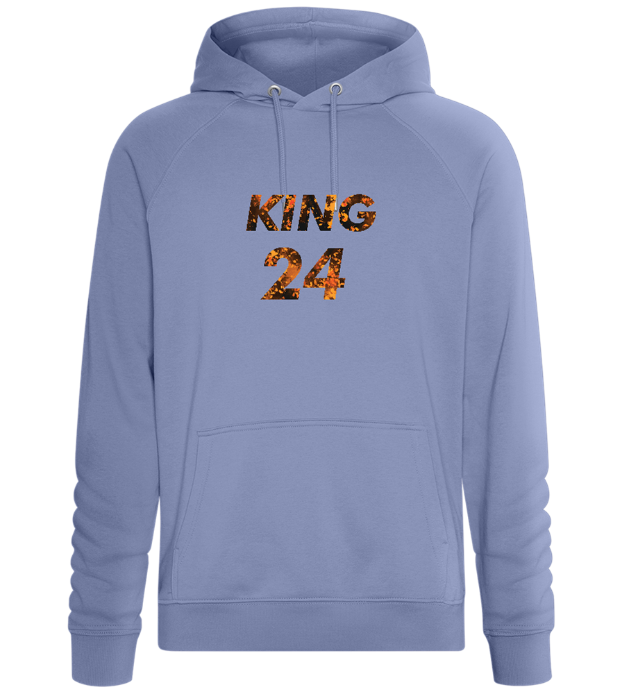 KING 24 Design - Comfort unisex hoodie_BLUE_front