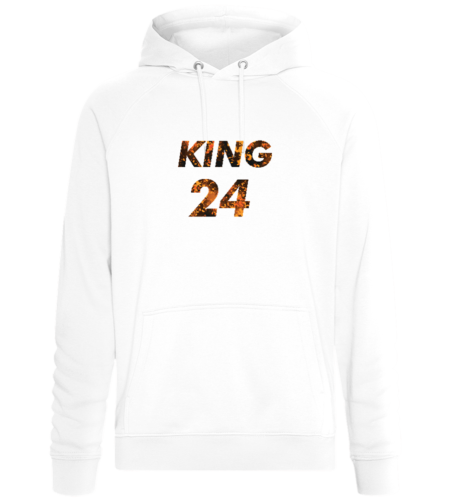 KING 24 Design - Comfort unisex hoodie_WHITE_front