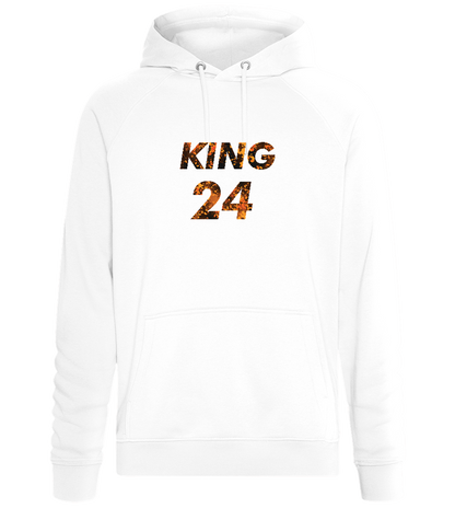 KING 24 Design - Comfort unisex hoodie_WHITE_front