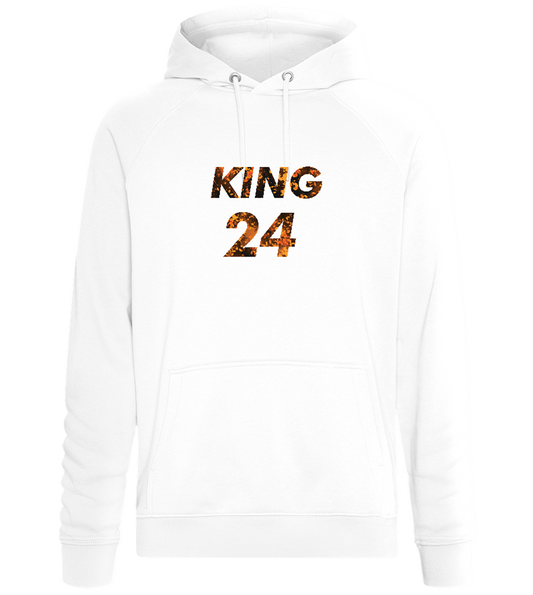 KING 24 Design - Comfort unisex hoodie_WHITE_front