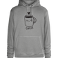 Smiling Coffee Design - Premium unisex hoodie_ORION GREY II_front