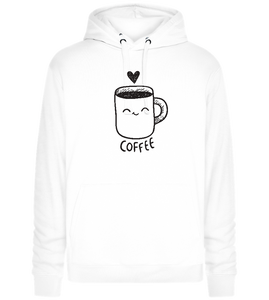 Smiling Coffee Design - Premium unisex hoodie