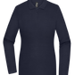 Premium Women´s long sleeve polo shirt_FRENCH NAVY_front
