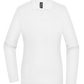 Premium Women´s long sleeve polo shirt_WHITE_front