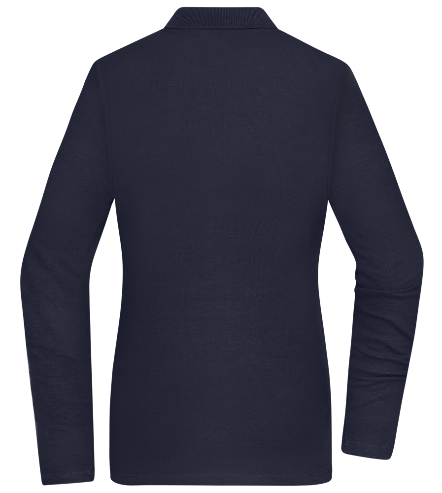 Premium Women´s long sleeve polo shirt_FRENCH NAVY_back