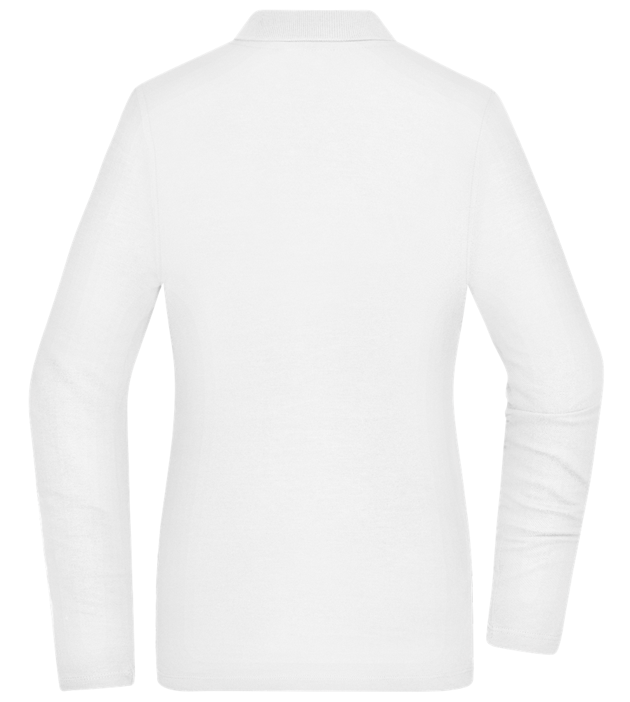Premium Women´s long sleeve polo shirt_WHITE_back