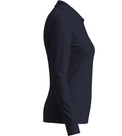 Premium Women´s long sleeve polo shirt_FRENCH NAVY_right