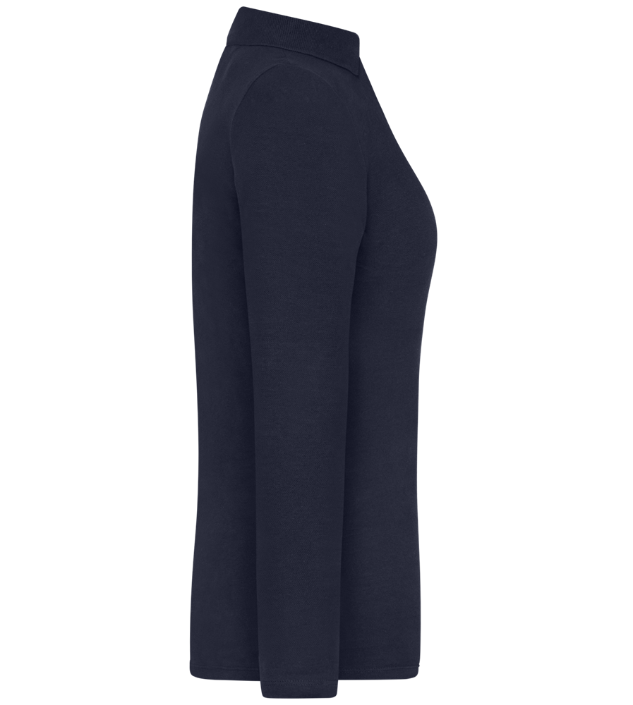 Premium Women´s long sleeve polo shirt_FRENCH NAVY_right