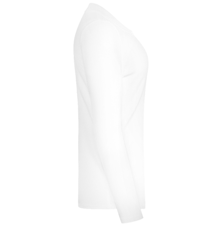 Premium Women´s long sleeve polo shirt_WHITE_right