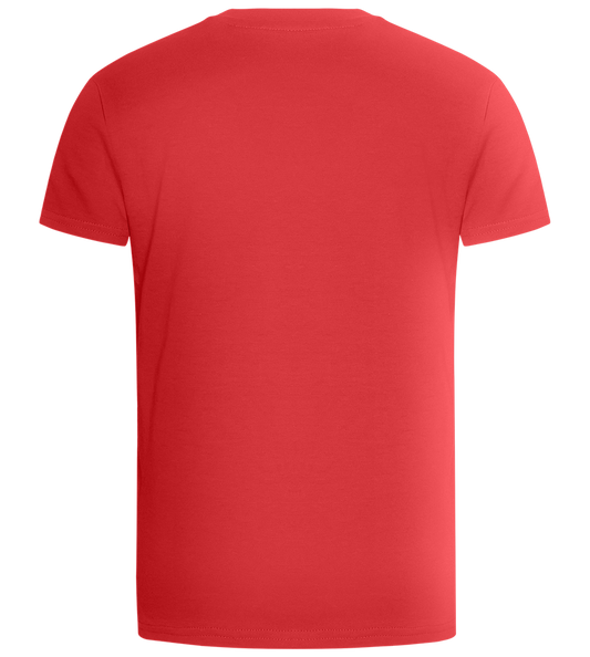 Summertime Text Design - Comfort boys fitted t-shirt_RED_back